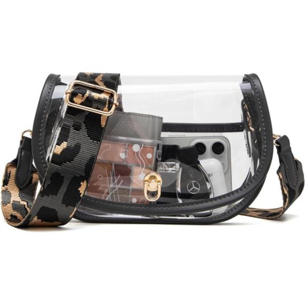 NEW Clear Crossbody Bag with Strap